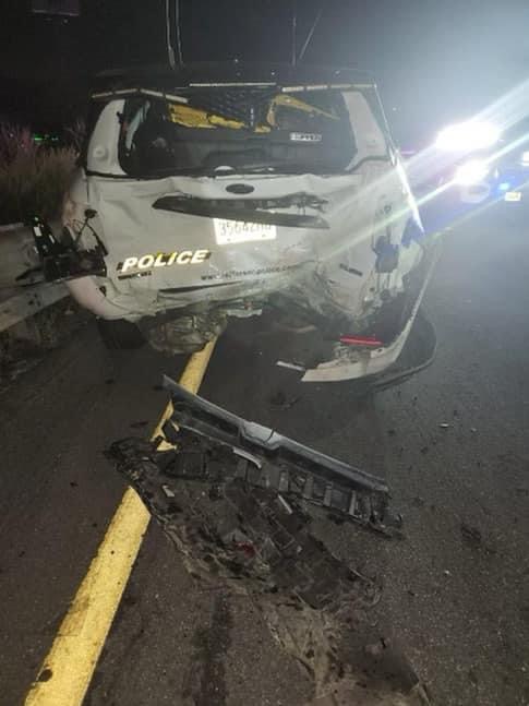 Suspected Drunk Driver Crashes into Police Car Injuring&nbsp;Officer