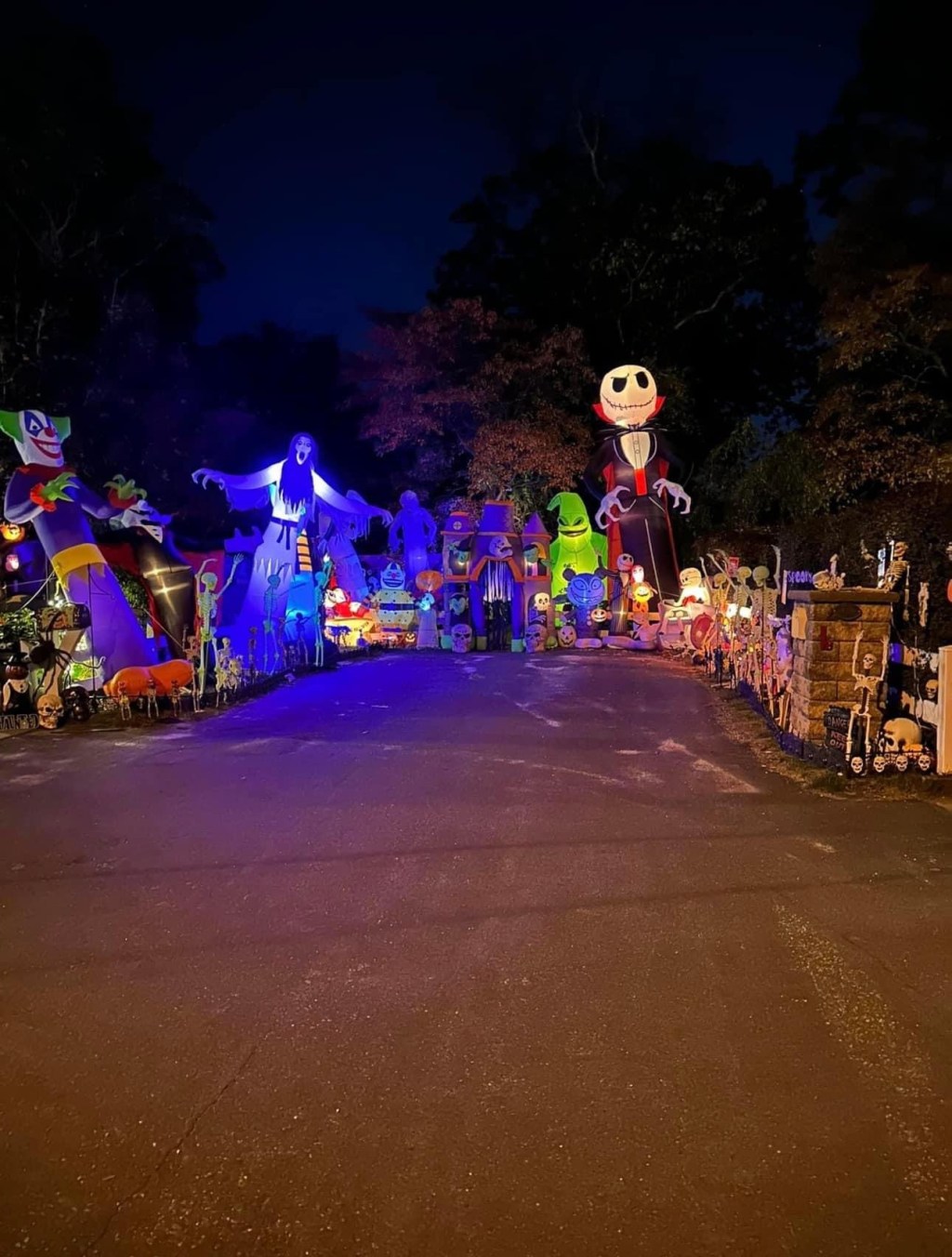 Amazing Halloween House in Brick Collecting Donations For Animal&nbsp;Rescue