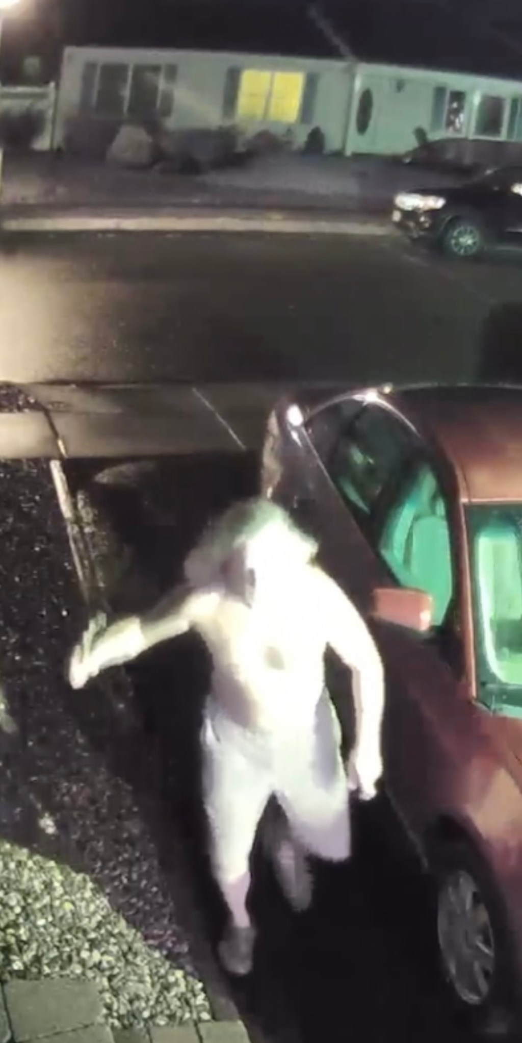 (Video) Man In Underwear Holding Hammer Steals Halloween&nbsp;Candy