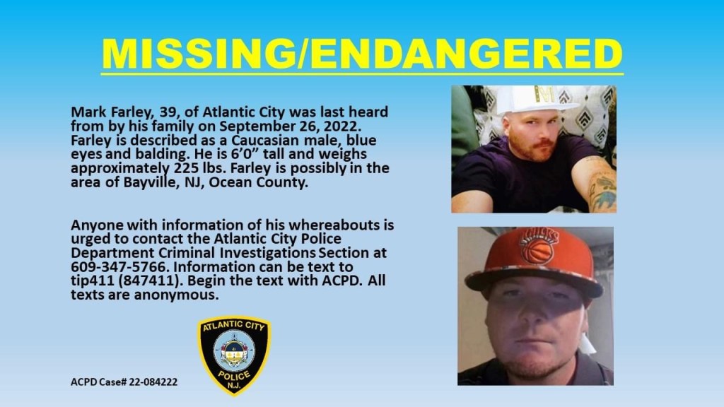 Missing Man in Danger Possibly Near Bayville&nbsp;Area