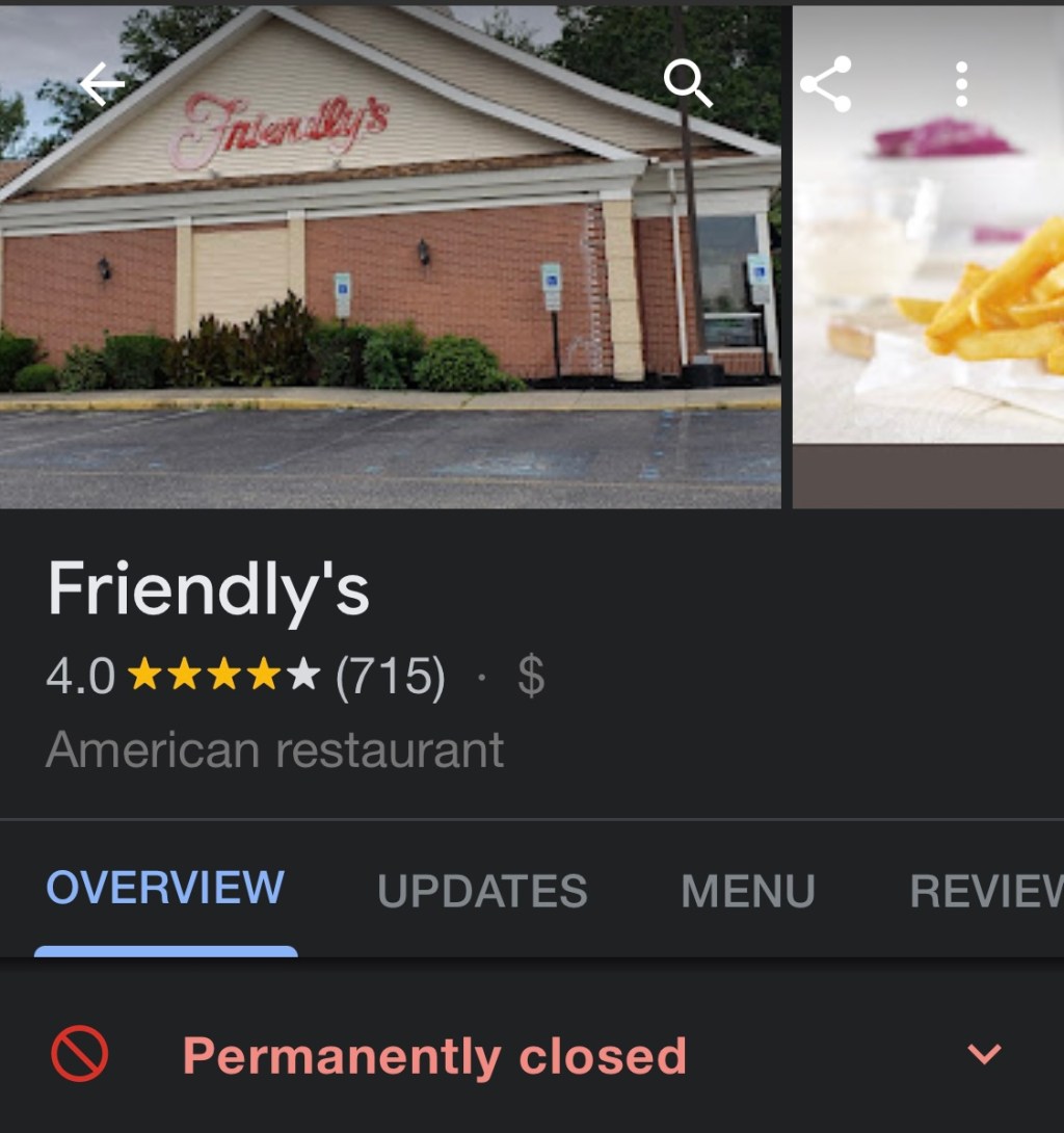 Friendly’s Closes Toms River 37&nbsp;Location