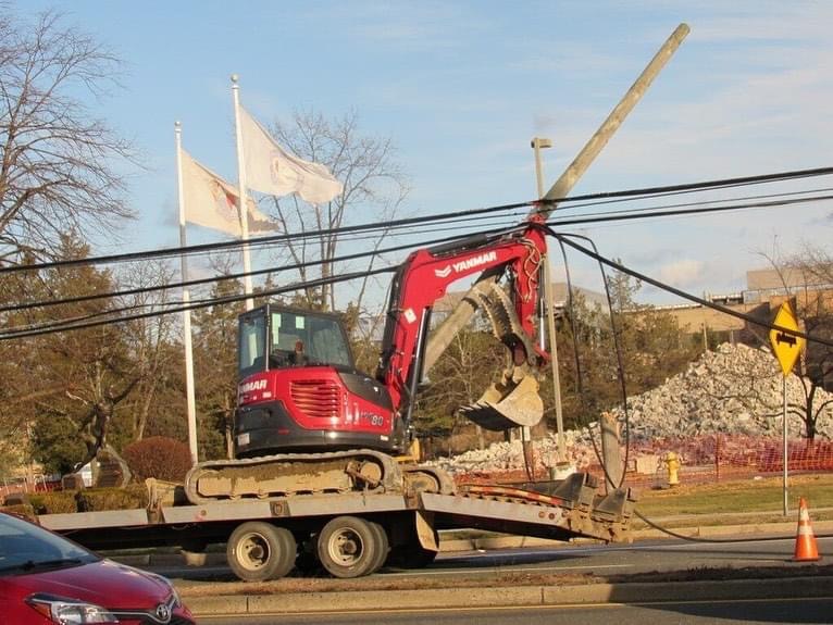 Excavator Takes Down Wires in Toms&nbsp;River: