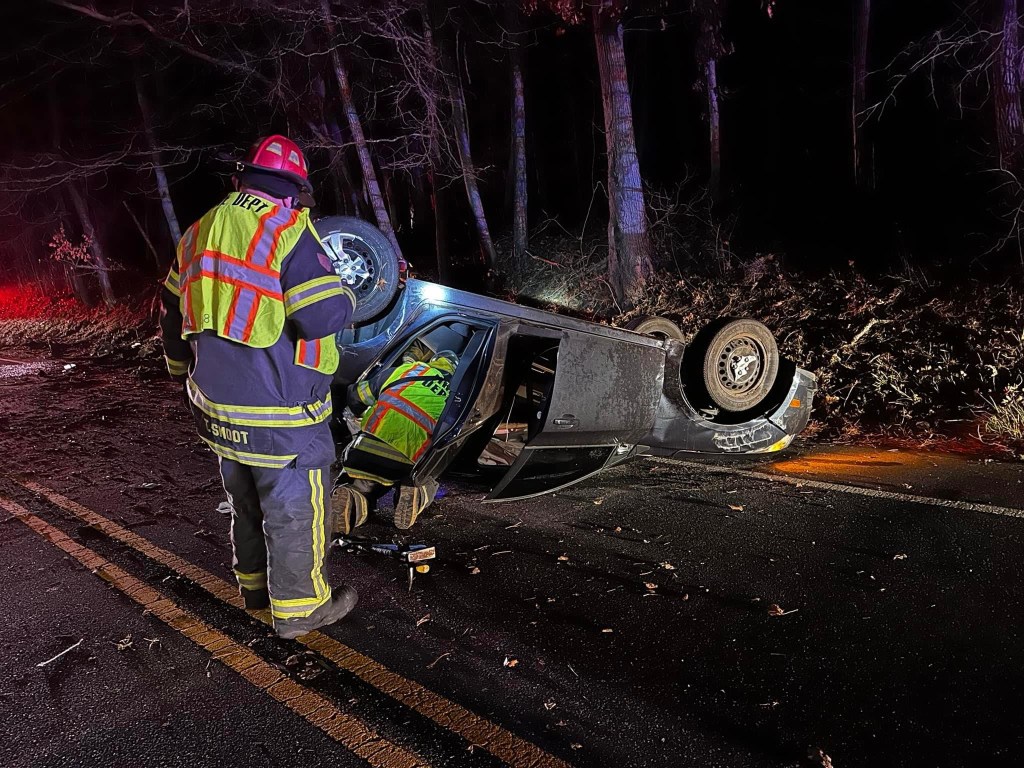 Motor Vehicle Crash With Overturned&nbsp;Vehicle