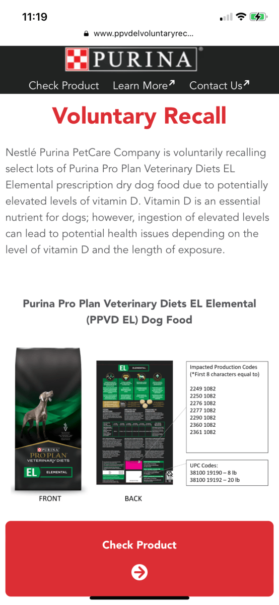 Dog Food Recall Due to Elevated Levels of Vitamin D Jersey Coast