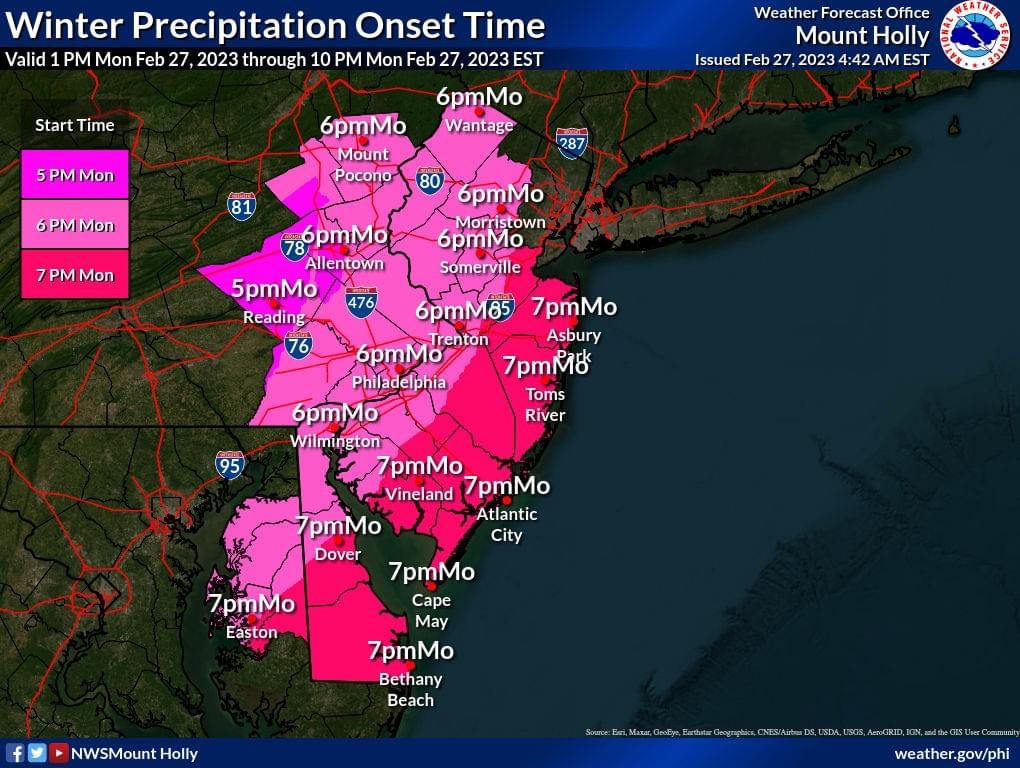 Latest on the Winter Weather for Later Today and&nbsp;Tomorrow