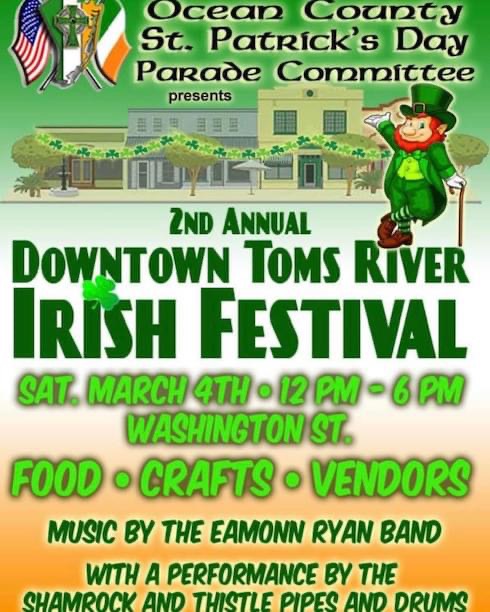 Second Annual Downtown Toms River Irish Festival This&nbsp;Weekend