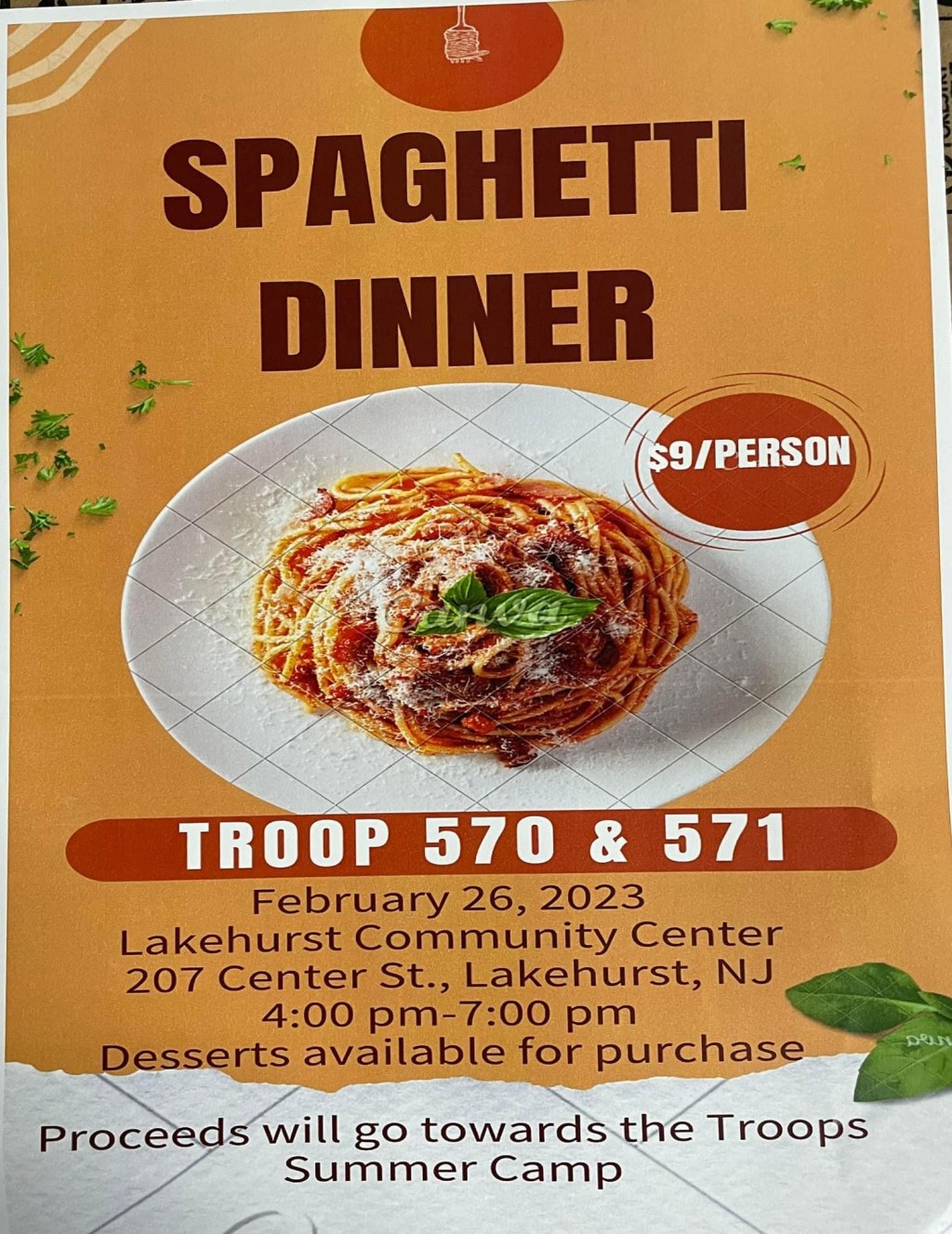 Come Out For Dinner and Support This Boy Scout Troop This&nbsp;Evening