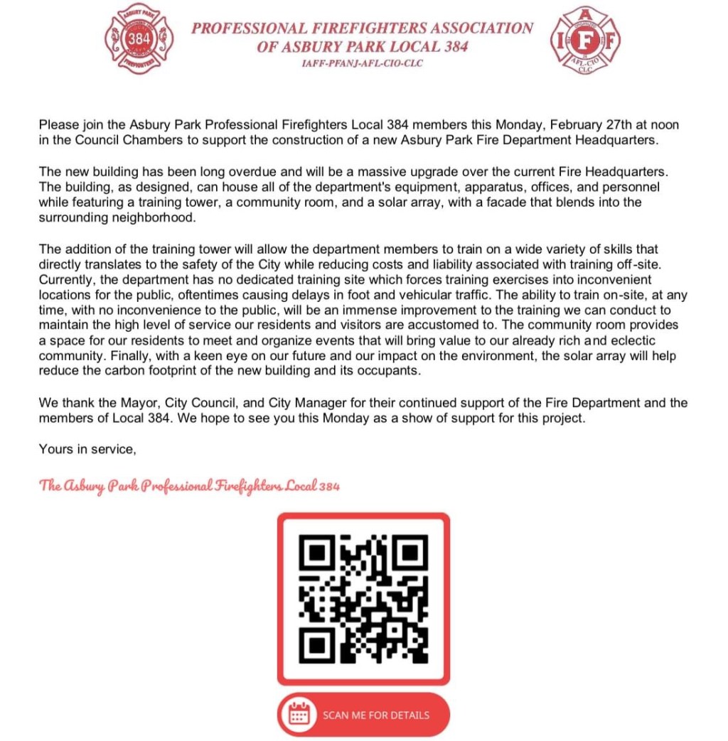 Asbury Park Fire Department Asking Public for&nbsp;Help