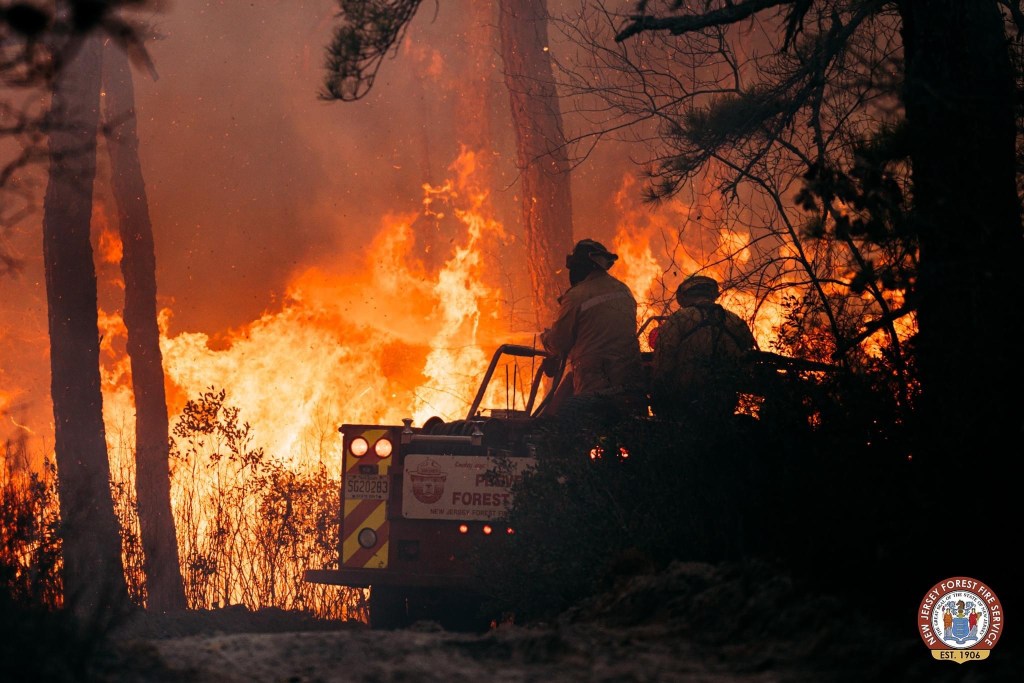 Forest Fire Service Responding to Large Brush&nbsp;Fire