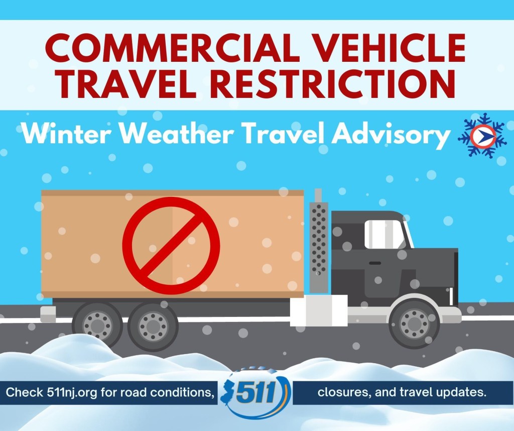 Commercial Vehicle Travel Restrictions in Place – See&nbsp;List