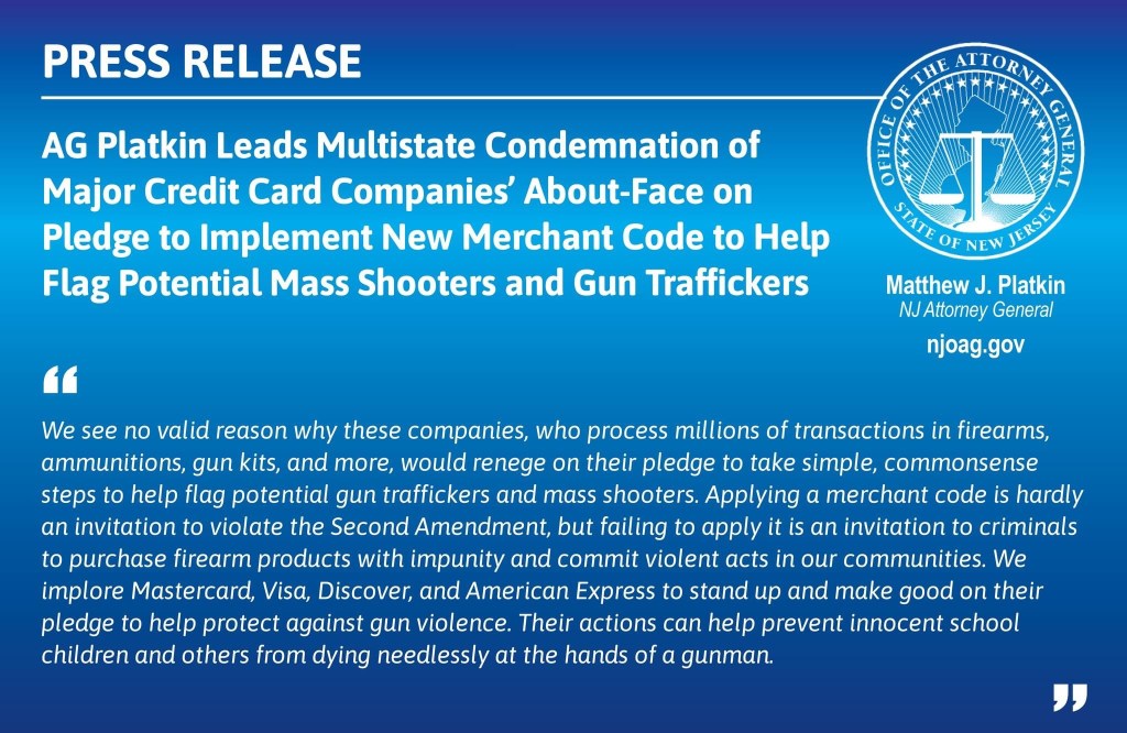 Credit Card Companies Decline Using a Code Flagging Suspicious Gun&nbsp;Sales