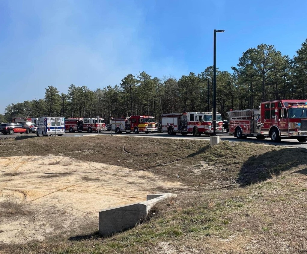 Numerous Fire Departments Staging at Forest&nbsp;Fire