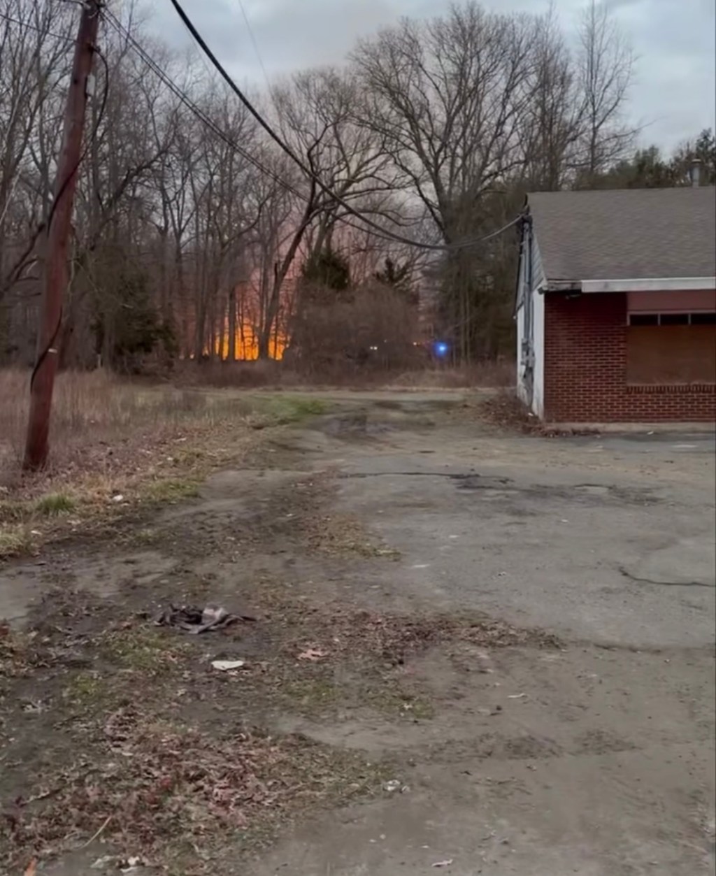 Crews Battling Brush Fire in New&nbsp;Egypt