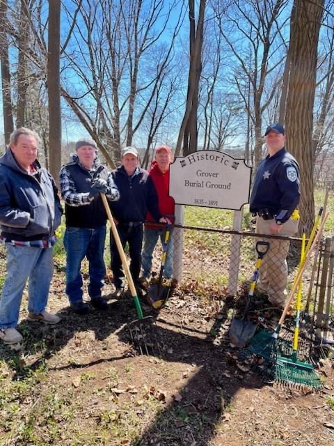 Super Clean Up Job at Local Cemetery by Inmate Labor&nbsp;Detail