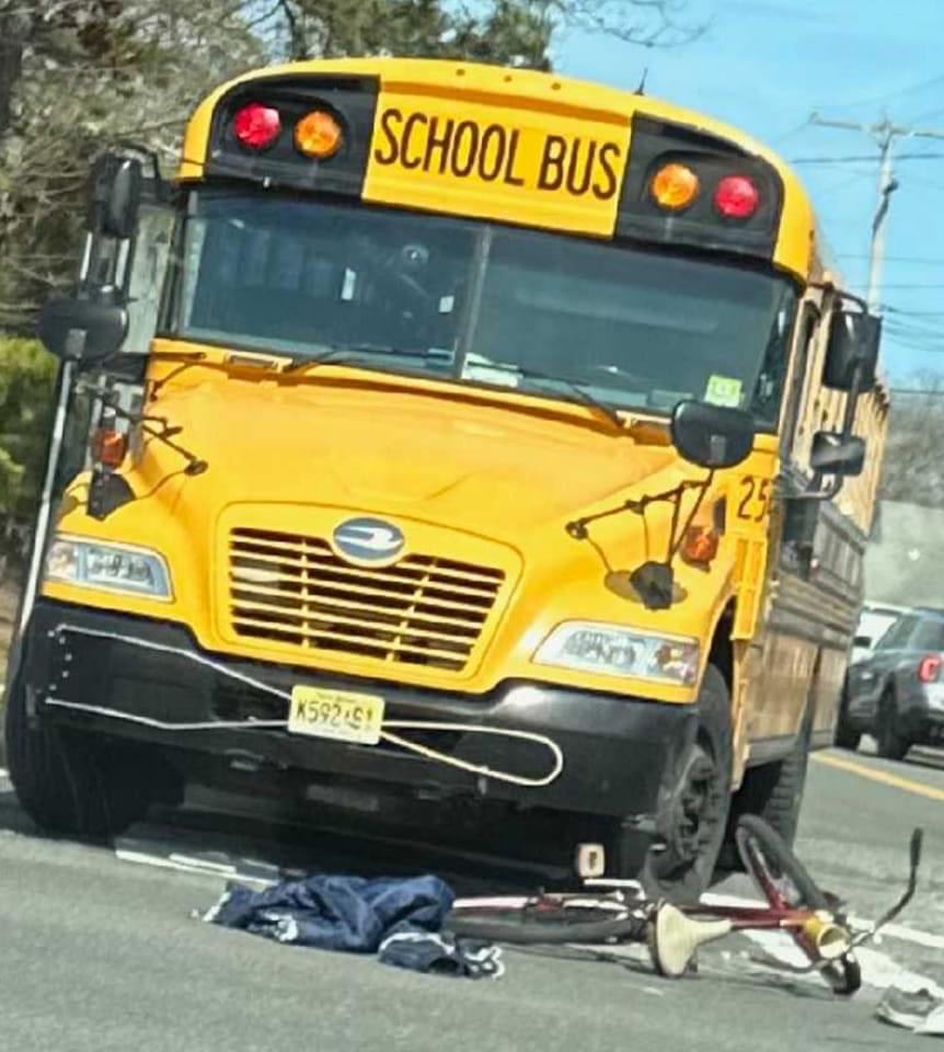 School Bus Runs Over&nbsp;Bicyclist