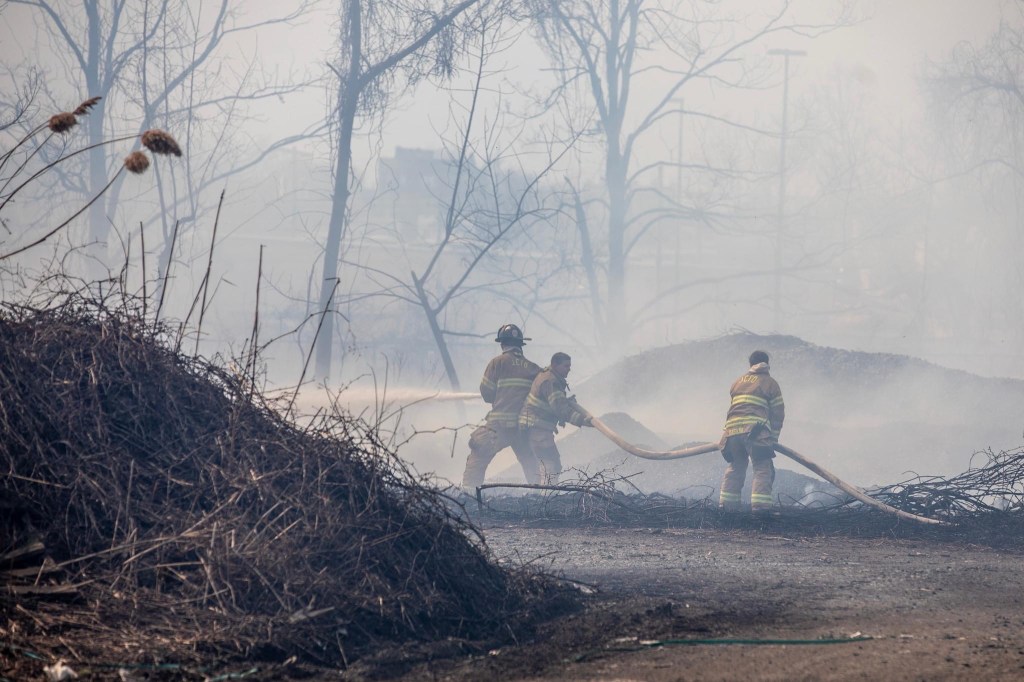 Firefighters Battling 7 Alarm&nbsp;Fire